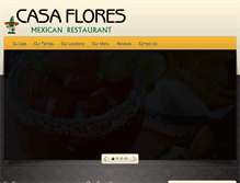 Tablet Screenshot of mycasaflores.com